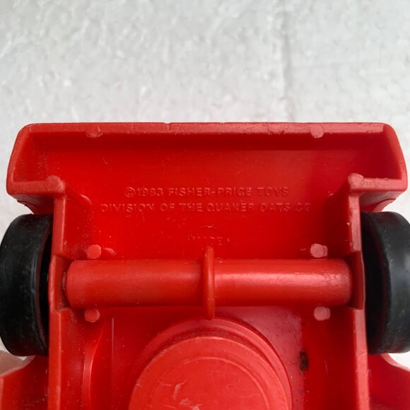 Race Car, Fisher Price Little People Vintage Indy Racer Set From 1980s - Picture 8 of 8